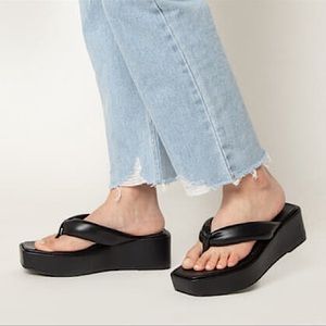 Oak and Fort platform sandals